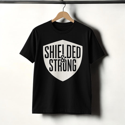 Shielded and Strong Crew Neck Tshirt